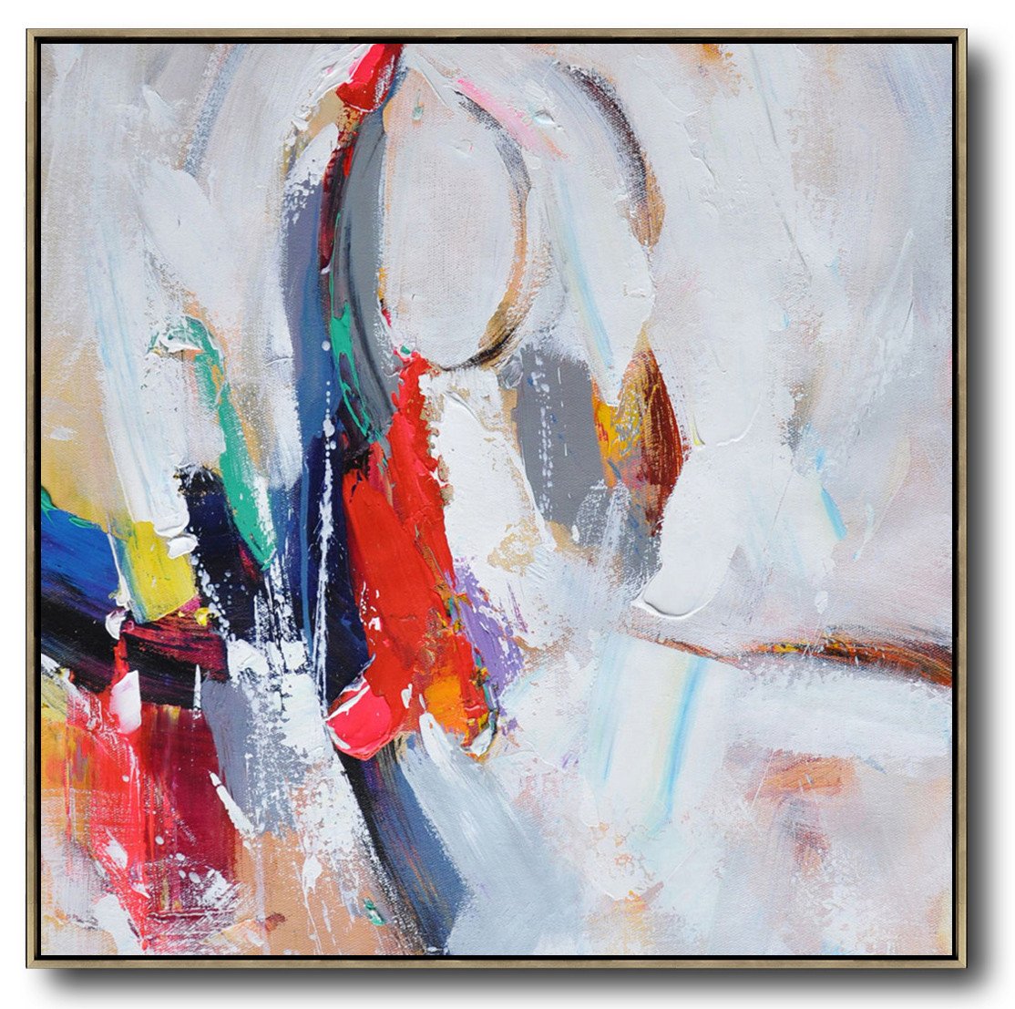 Palette Knife Contemporary Art #L8A - Click Image to Close
